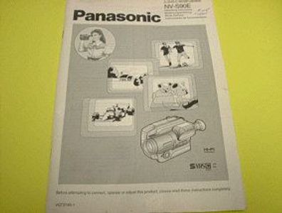 Panasonic NV-S90E Bedienungsanleitung Gebrauchsanweisung Handbuch Anleitung