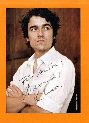 Alexander Khuon - ( deutscher Schauspieler ) - persönlich signiert