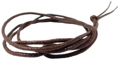 Minott Halskette | braunes Band Baumwollschnur | 100cm lang