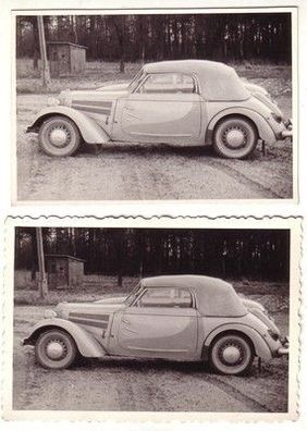 58922/2 Fotos altes Automobil IFA F8 um 1950