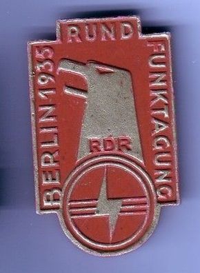 altes Holz Abzeichen Berlin Rundfunktagung 1935