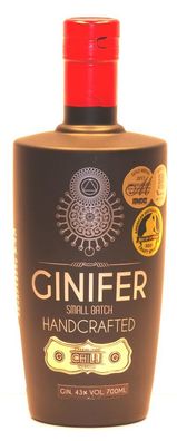 Ginifer Chilli Infused Gin in der 0,70 Ltr. Flasche aus Südafrika