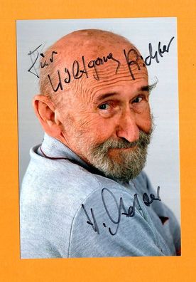 Hannes Stelzer - ( deutscher Schauspieler - verstorben ) - persönlich signiert