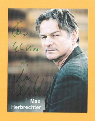 Max Herbrechter - ( deutscher Schauspieler ) - persönlich signiert