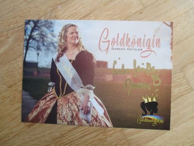 Goldkönigin Doreen Metzler - handsigniertes Autogramm!!!