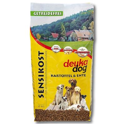 Deuka Dog Sensikost 15 kg Hundefutter Hundenahrung Getreidefrei Glutefrei