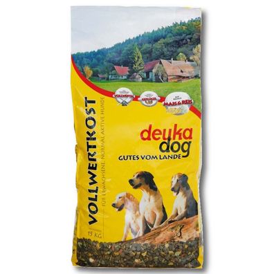 Deuka Dog Vollwertkost 15kg Hundefutter Hundenahrung Flockenfutter Trockenfutter