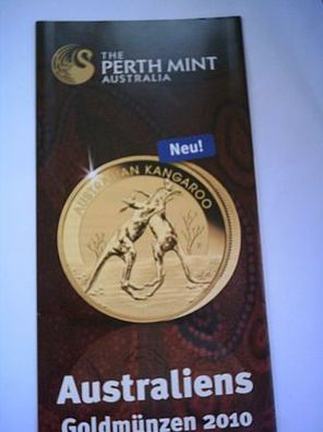 Folder Australiens Goldmünzen 2012 Gold Perth Mint