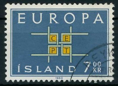 ISLAND 1963 Nr 374 gestempelt X9B0776