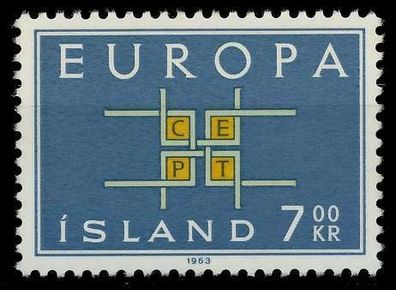 ISLAND 1963 Nr 374 postfrisch SA3169A