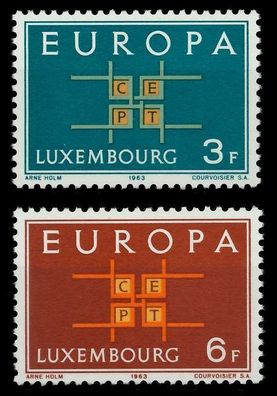Luxemburg 1963 Nr 680-681 postfrisch SA3172A