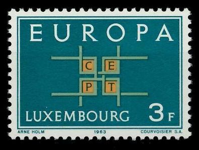 Luxemburg 1963 Nr 680 postfrisch SA3172E