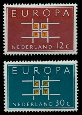 Niederlande 1963 Nr 806-807 postfrisch SA31796