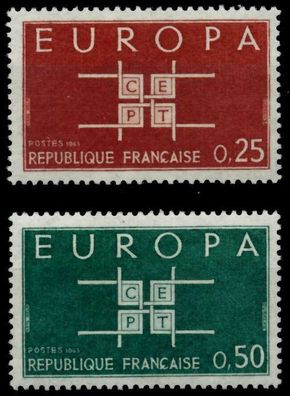 Frankreich 1963 Nr 1450-1451 postfrisch SA31612