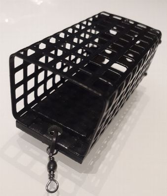 20 Futterkörbe 120g mit Boden sehr stabil und robust. 65 x 30 x 25 mm + Öse/ Wirbel