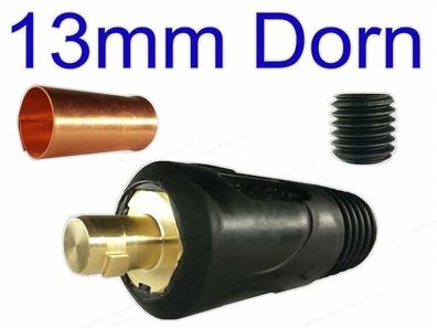 25mm² für Schweißleitung Ø 9mm Dorn Schweißkabel Stecker „Abicor Binzel“ 10 