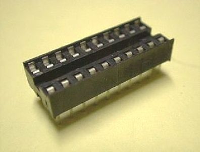 5x IC Chip Schaltkreis Fassung DIP-18 Sockel DIL-18 Halter 18-polig
