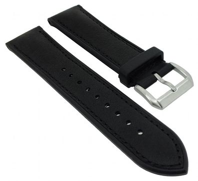 Herzog 3M Scotchg.- Rubber > Uhrenarmband 22mm schwarz > Materialmix