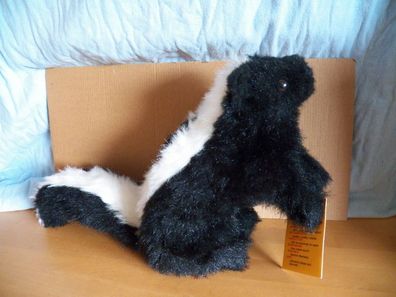 Handpuppe Stinktier Skunk schwarz/ weiß von Country Critter Puppet