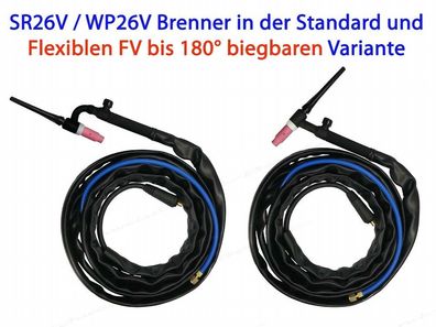 WIG Schlauchpaket SR 26V Schweiß-Inverter Schweissbrenner SR26V Brenner SR26 V