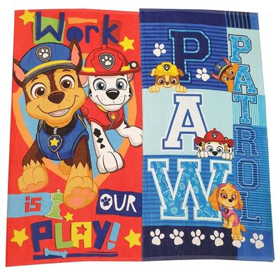 Nickelodeon Paw Patrol Handtuch für Kinder mit verschiedenen Motiven 70x140 cm