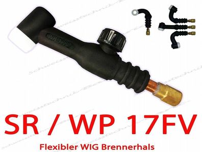 Flexibler Ventil Brennerhals SR/ WP/ HP-17 FV 17FV VF WIG Brennerkörper Flexibel