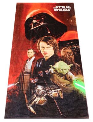 Star Wars Strandtuch Star Wars Gruppe 75 x 150 cm 100 % Baumwolle