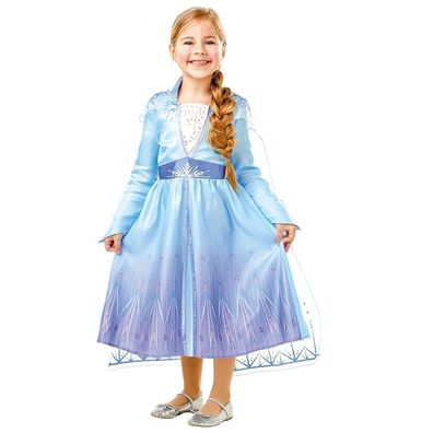 Rubies 3300284 - Elsa Frozen 2 Classic. Gr. S, M, L - Eiskönigin II - Kostüm Kleid