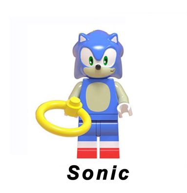 Sonic the Hedghog SuperSonic Knuckels SEGA Bausteine komplett LEGO kompatibel