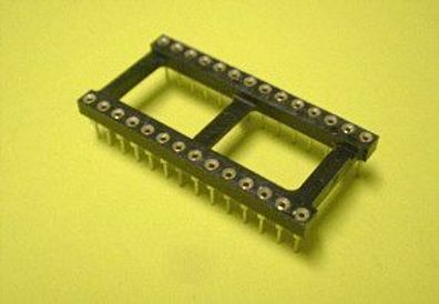 3x Präzision IC Chip Schaltkreis Fassung DIP-28 Sockel DIL-28 Halter 28-polig BREIT