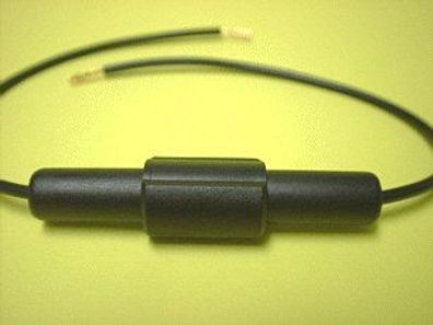 Sicherungshalter mit Kabel Halter für Sicherung US-Norm 6,3 x 32 schwarz