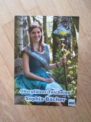 Oberpfälzer Teichnixe Sophia Bächer - handsigniertes Autogramm!!!