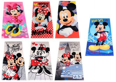 Disney Mickey und Minnie Maus Handtuch versch. Designs 70 x 140 cm