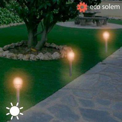 Eco Solem Solarlampe Gartenlampe Gartenleuchte Wegleuchte Solar