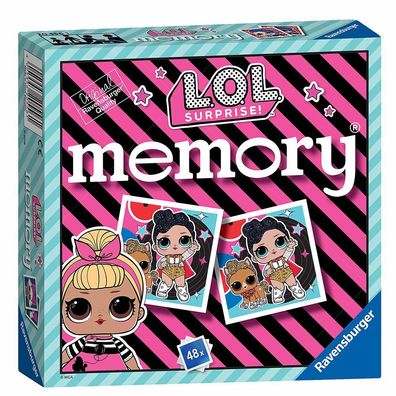 Mini Memory® | 48 Bildkarten | L.O.L. Surprise | LOL | Ravensburger | Spiel