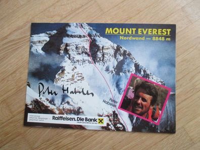 Bergsteiger Legende Prof. Peter Habeler - handsigniertes Autogramm!!!