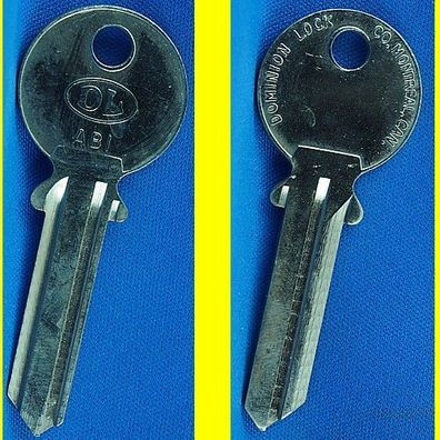 DL Schlüsselrohling AB1 für Abus Zylinderhangschloss - Bügelhöhe 70 mm