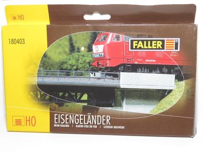 Faller 180403 - Eisengeländer - Fahrbahn-Zubehör - HO - 1:87 - Originalverpackung