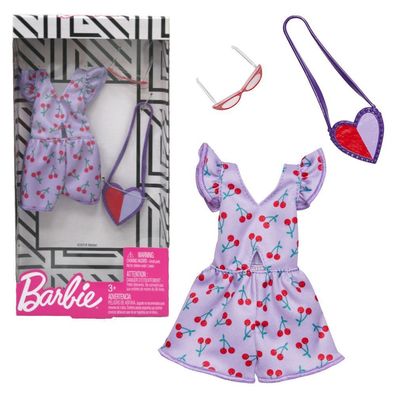 Barbie Multicolor Samba Kleid Mattel FXJ18 Trend Mode Puppen-Kleidung