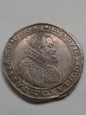 Reichstaler 1623 Hessen Darmstadt Ludwig V.(1596-1626), Nidda, 28,9g Silber