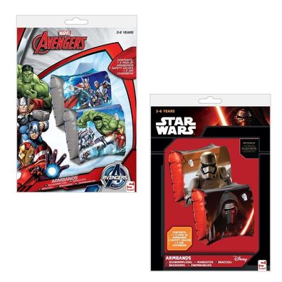 Schwimmflügel Schwimmhilfe MARVEL Avengers Hulk Thor STAR WARS Kylo Ren