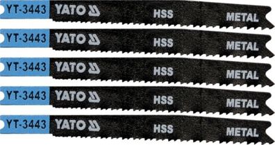 5 Stichsägeblätter 91/74 , für Metall , B&D ( U123X )