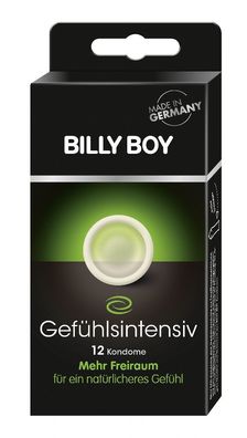 BILLY BOY Gefühlsintensiv 12er Kondome transparent mehr Freiraum Verhütung