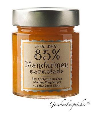 Mandarinen Marmelade 85% Fruchtanteil €3,31/100g Feinkost Deligreece Glas 180 g