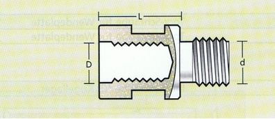 Adapter M12x1 IG auf M10x1,5 AG