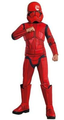 Rubies 3701277 - Red Stormtrooper Deluxe EP. IX - Child, Gr. M, L - Star Wars