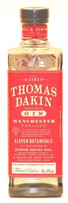 Thomas Dakin Small Batch Gin in der 0,70 Ltr. Flaschen aus Manchester, UK