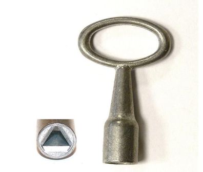Dornschlüssel mit Innendreikant 5mm , Dreikantschlüssel
