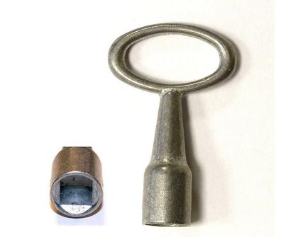 Dornschlüssel mit Innenvierkant 5mm , Vierkantschlüssel