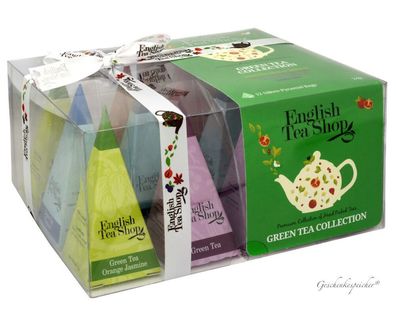 Tee Geschenkset Green Tea Collection 12 Teepyramiden Geschenk Advent €414,58/ kg